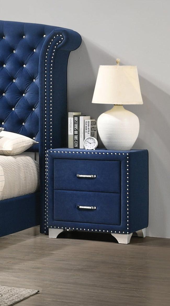 Melody - Pacific Blue - Nightstand - Ornate Home