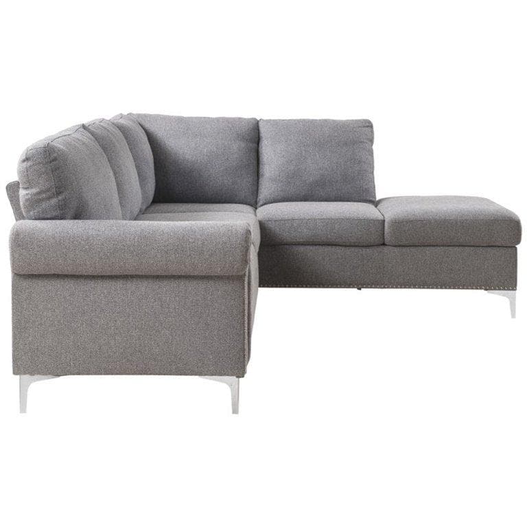 Melvyn - Gray - Sectional Sofa - Ornate Home