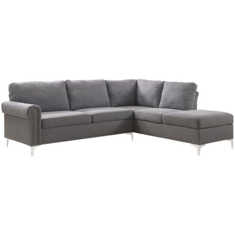 Melvyn - Gray - Sectional Sofa - Ornate Home