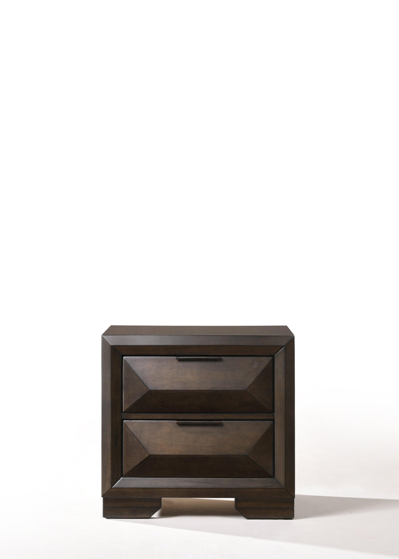 Merveille Espresso Nightstand - Ornate Home