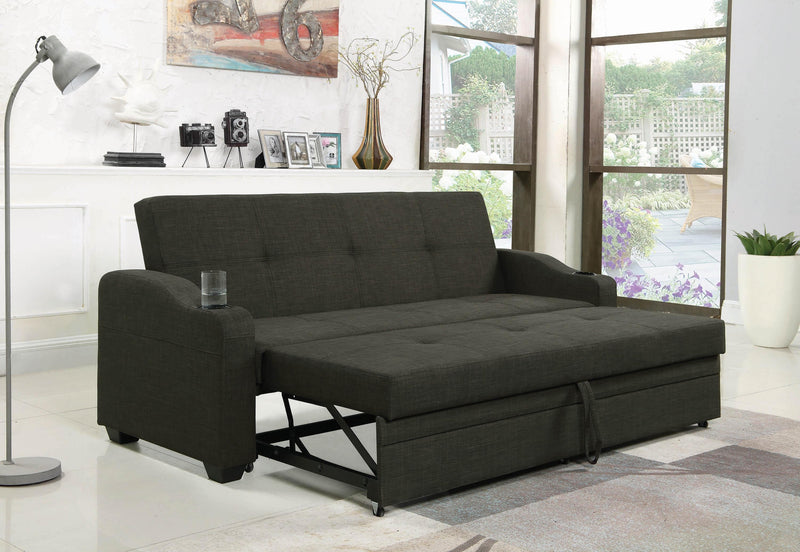 Miller - Charcoal Grey - Sleeper Sofa - Ornate Home