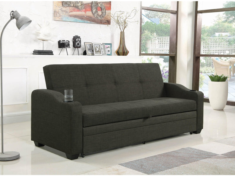 Miller - Charcoal Grey - Sleeper Sofa - Ornate Home