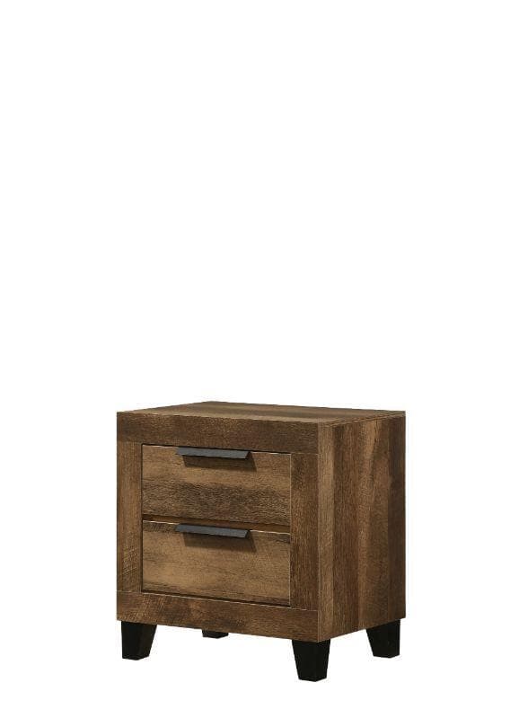 Morales - Rustic Oak - Nightstand - Ornate Home