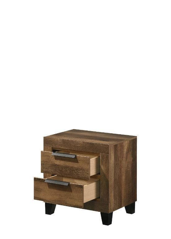 Morales - Rustic Oak - Nightstand - Ornate Home