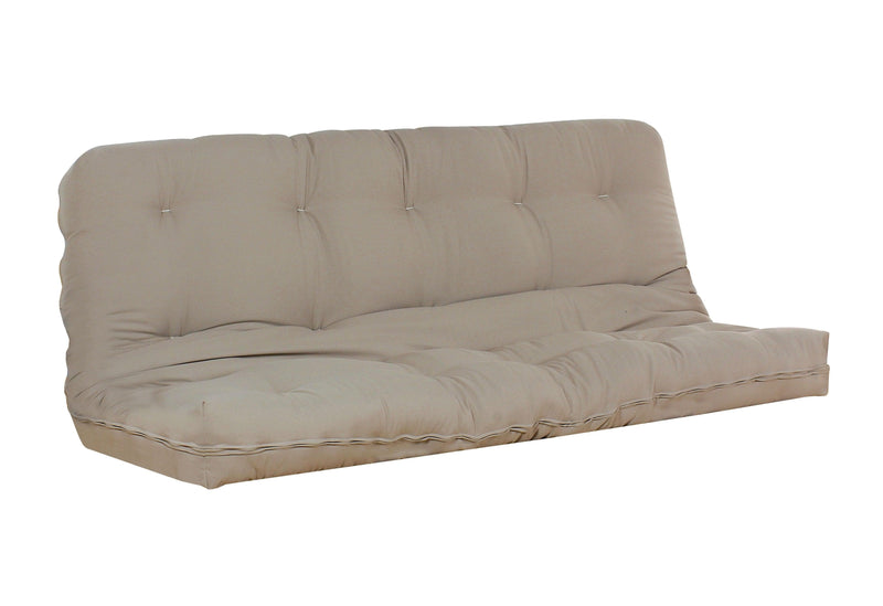 Nabila Khaki Full Futon Mattress, 8"H - Ornate Home