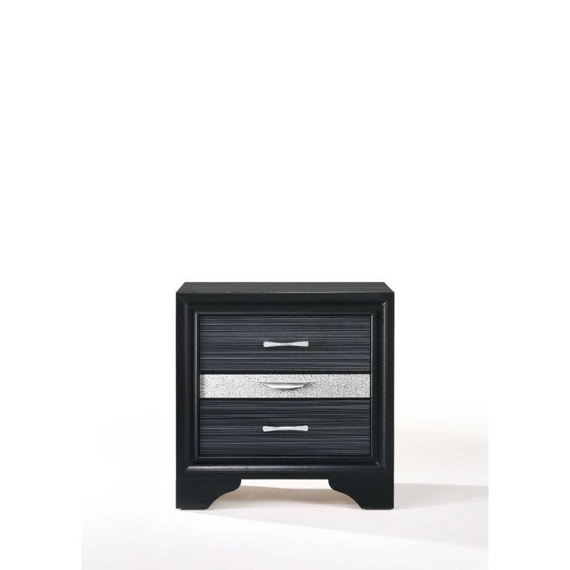 Naima - Black - Nightstand - Ornate Home