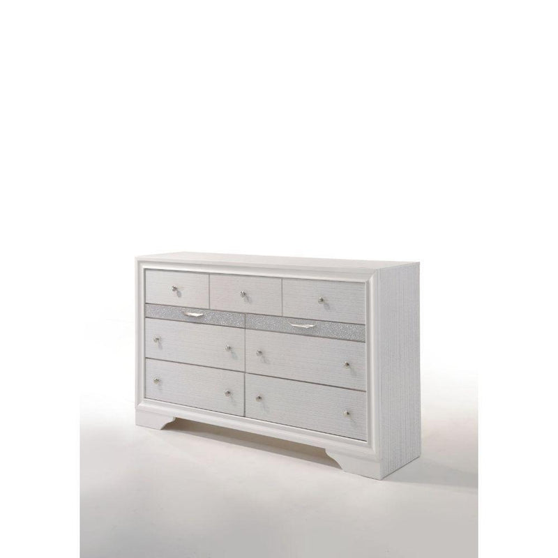 Naima White Dresser - Ornate Home