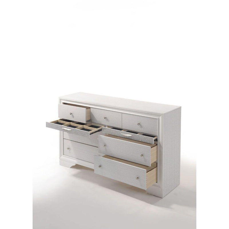 Naima White Dresser - Ornate Home