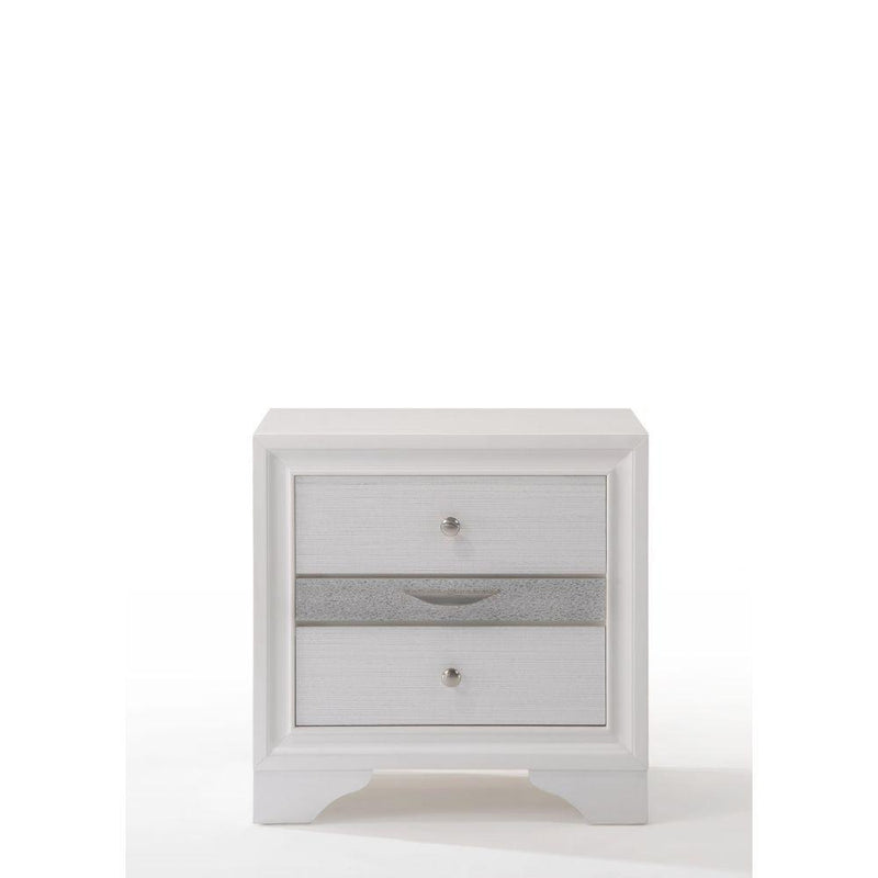 Naima - White - Nightstand - Ornate Home