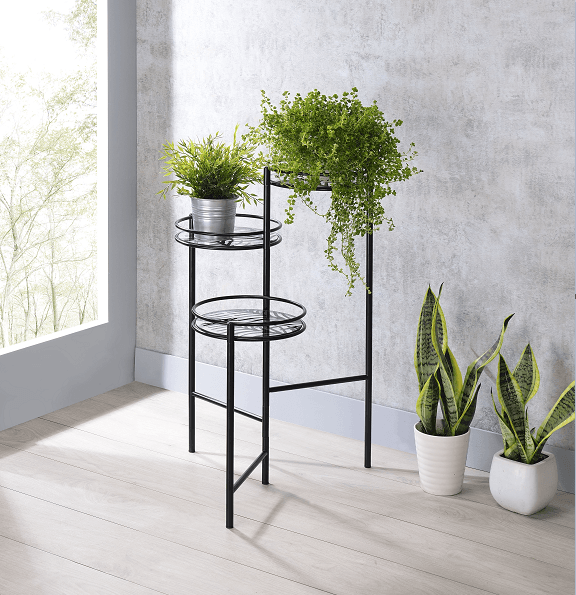 Namid Black Plant Stand - Ornate Home