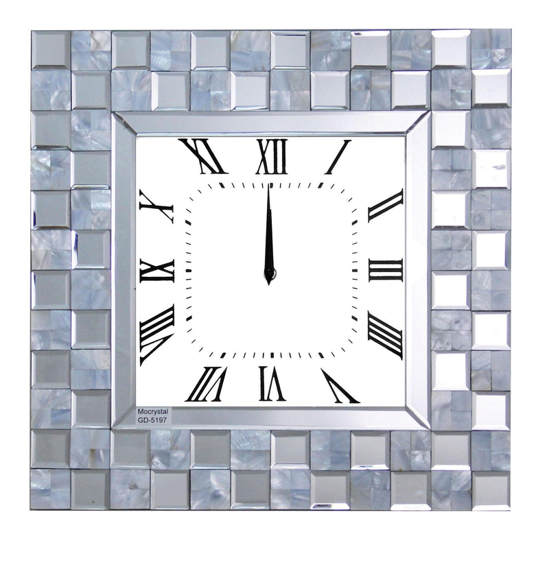 Nasa Mirrored Wall Clock - Ornate Home