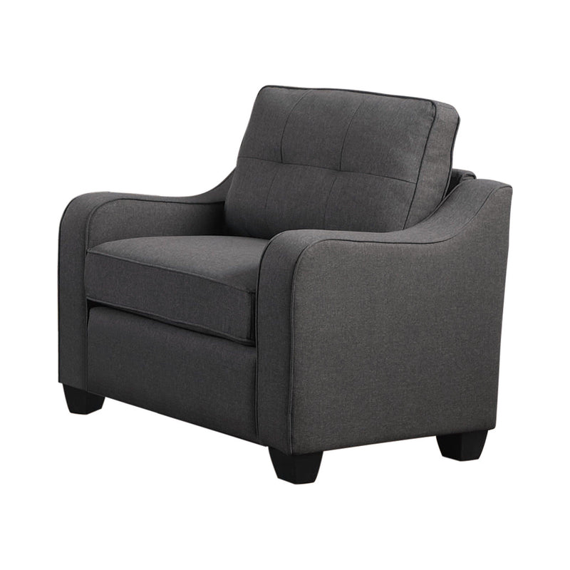 Nicolette - Dark Grey - Chair - Ornate Home