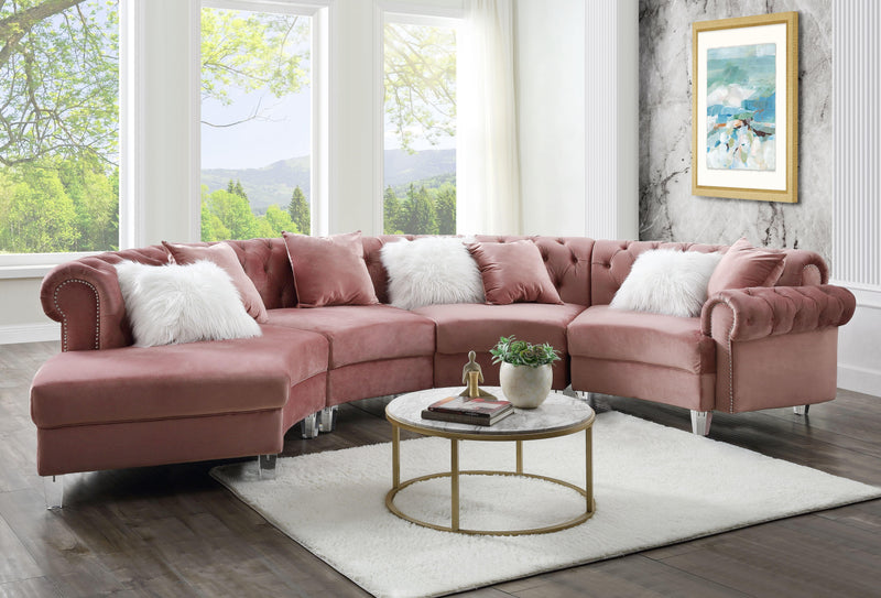 Ninagold "Curved" Sectional Sofa - Ornate Home