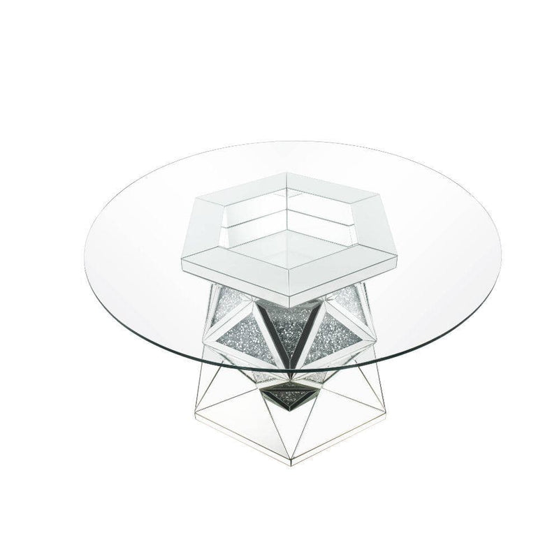 Noralie Dining Table - Hexagonal Base - Ornate Home