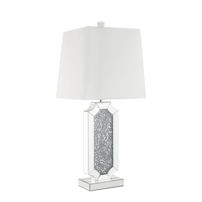 Noralie Table Lamp w/ White Shade - Ornate Home