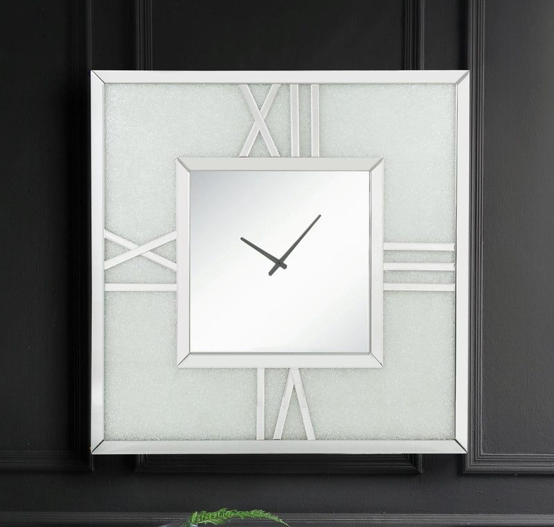 Noralie Wall Clock w/ LED - Ornate Home