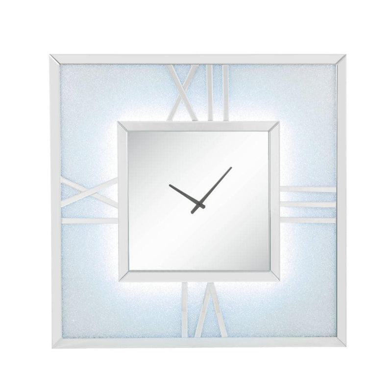 Noralie Wall Clock w/ LED - Ornate Home