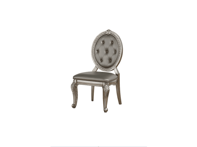 Northville - Antique Silver - Side Chair - Ornate Home