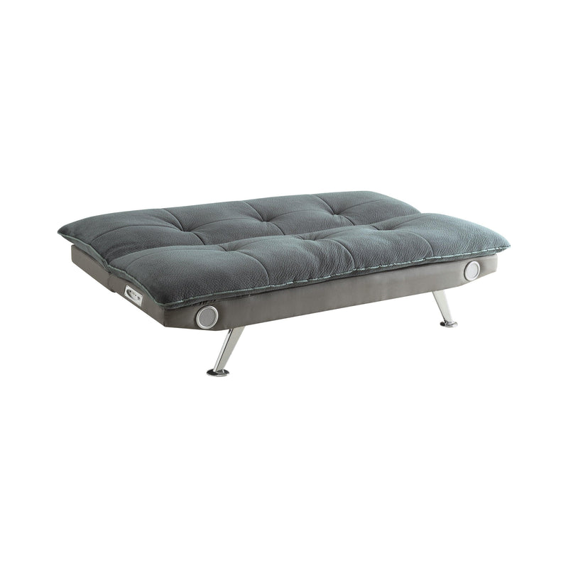 Odel - Grey - Sofa Bed /w Bluetooth Speakers - Ornate Home