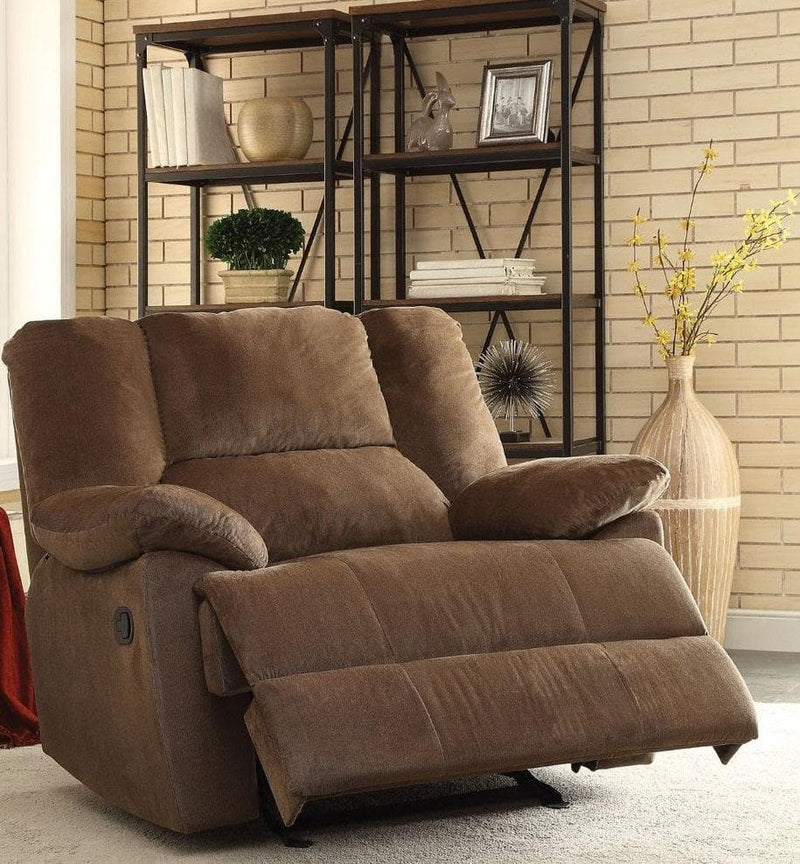 Oliver - Chocolate - Oversized Glider Recliner - Ornate Home