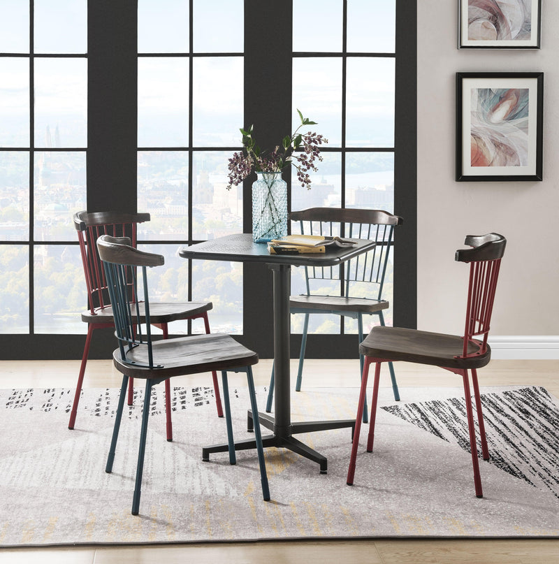 Olson Black Folding Table - Ornate Home