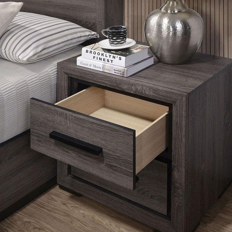 Conwy  Gray  Nightstand