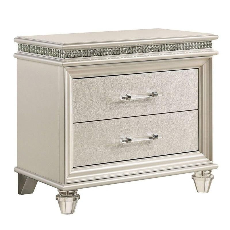 Maddie Silver Nightstand