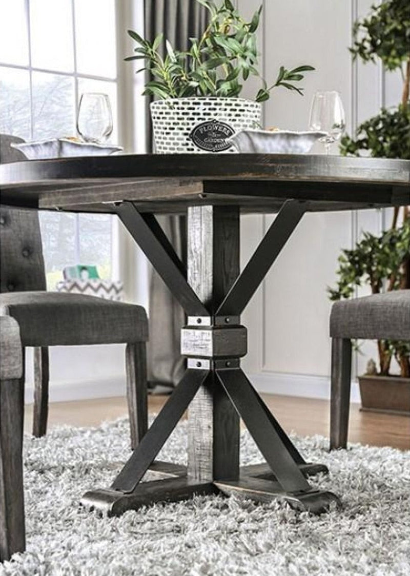 Alfred Antique Black Dining Table