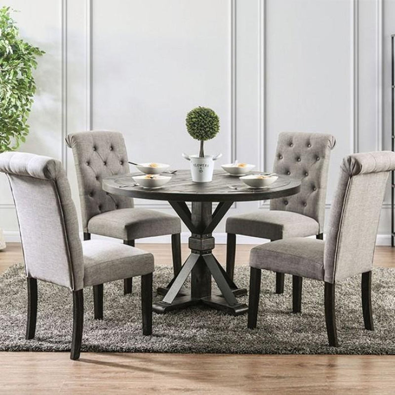 Alfred Antique Black Dining Table