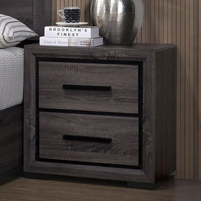 Conwy  Gray  Nightstand