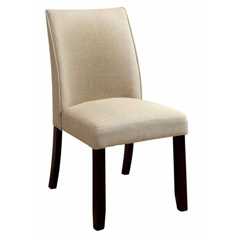 Cimma Espresso/Ivory Dining Chair (Set of 2)