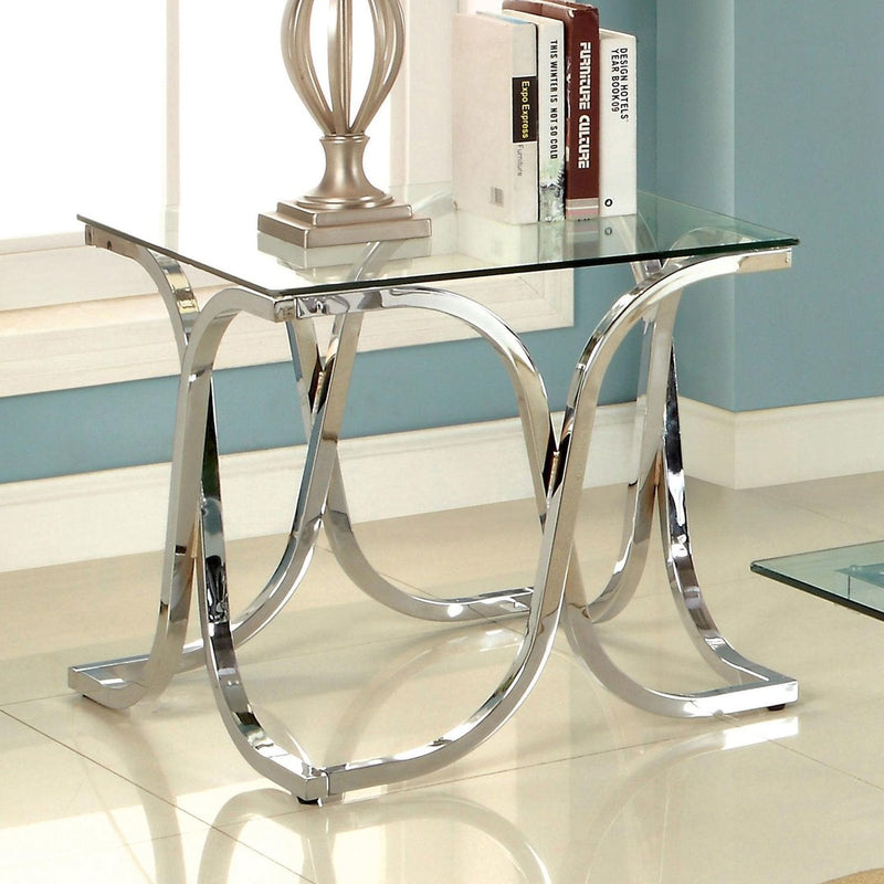 Luxa  Chrome  End Table