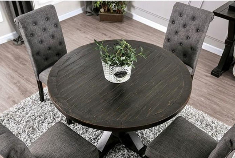 Alfred Antique Black Dining Table