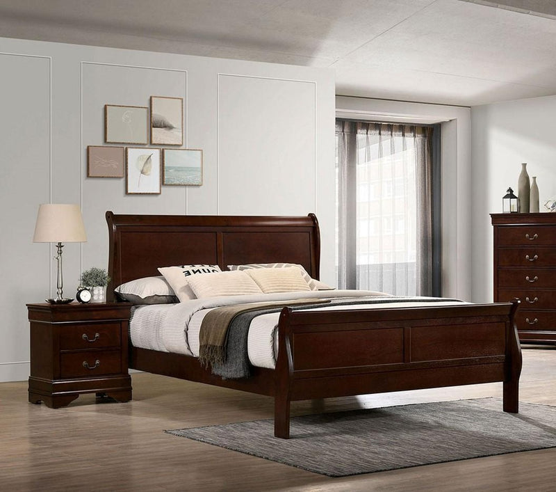 Louis Philippe Cherry California King Bed