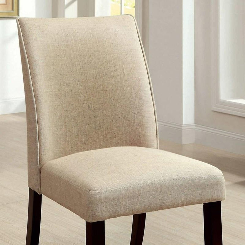 Cimma Espresso/Ivory Dining Chair (Set of 2)