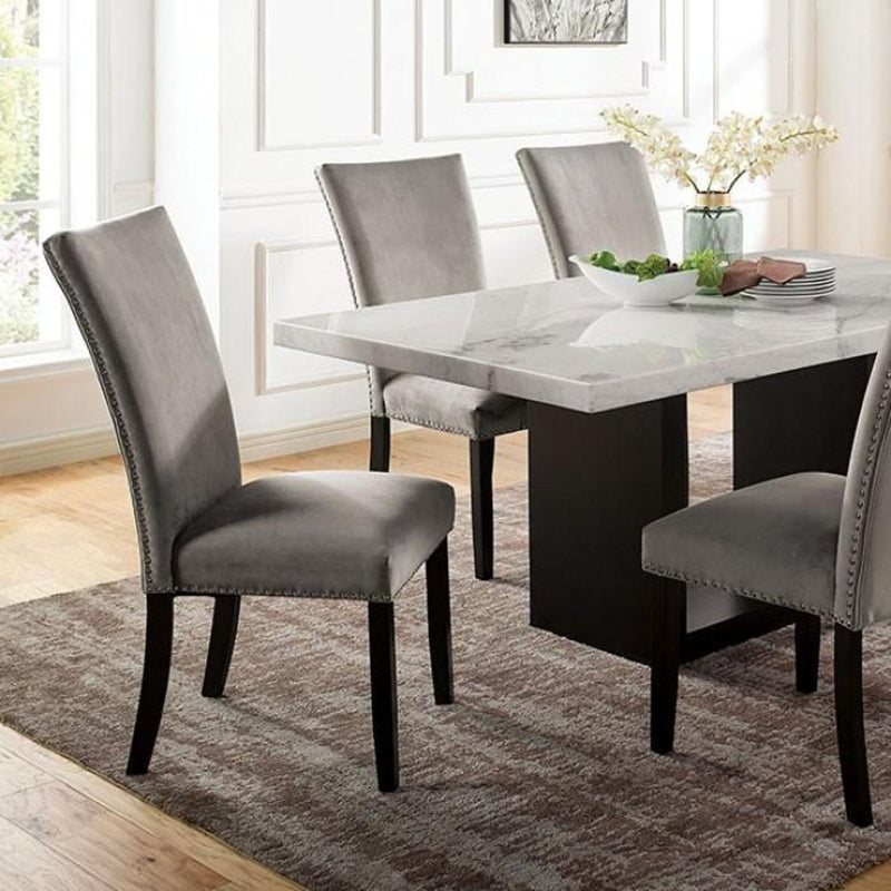 Kian Black & White Dining Table