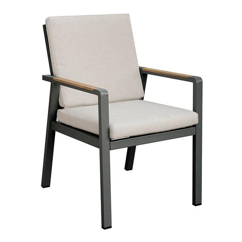 Alycia White & Gray 7pc Patio Set