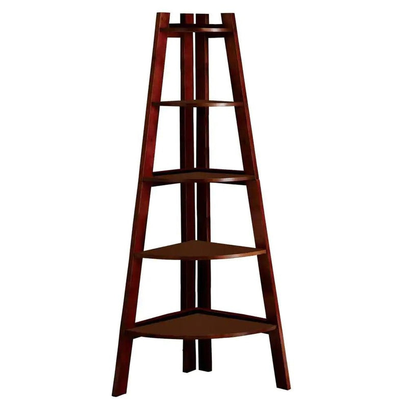 Lyss Cherry Ladder Shelf