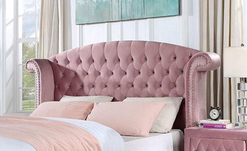 Zohar Pink Queen Bed