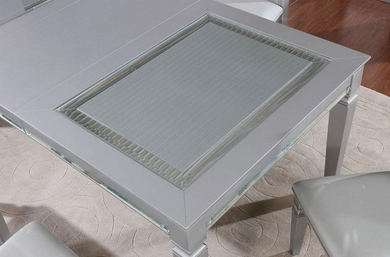 Alena Silver Dining Table