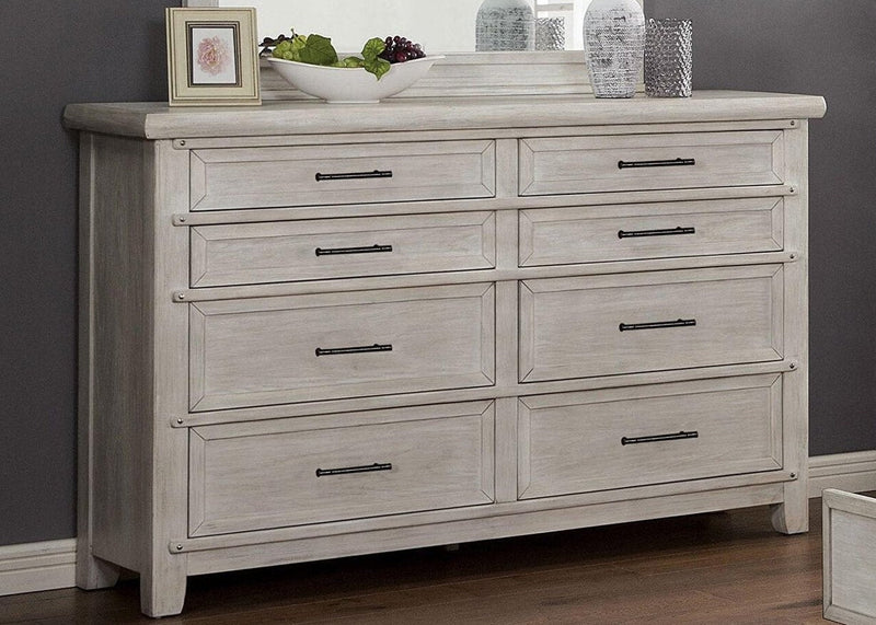 Shawnette Antique White Dresser