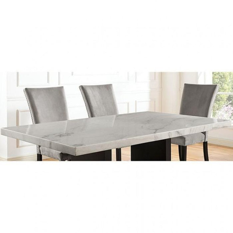 Kian Black & White Dining Table