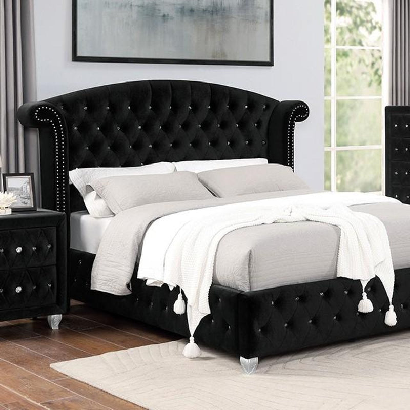 Zohar Black Cal.King Bed