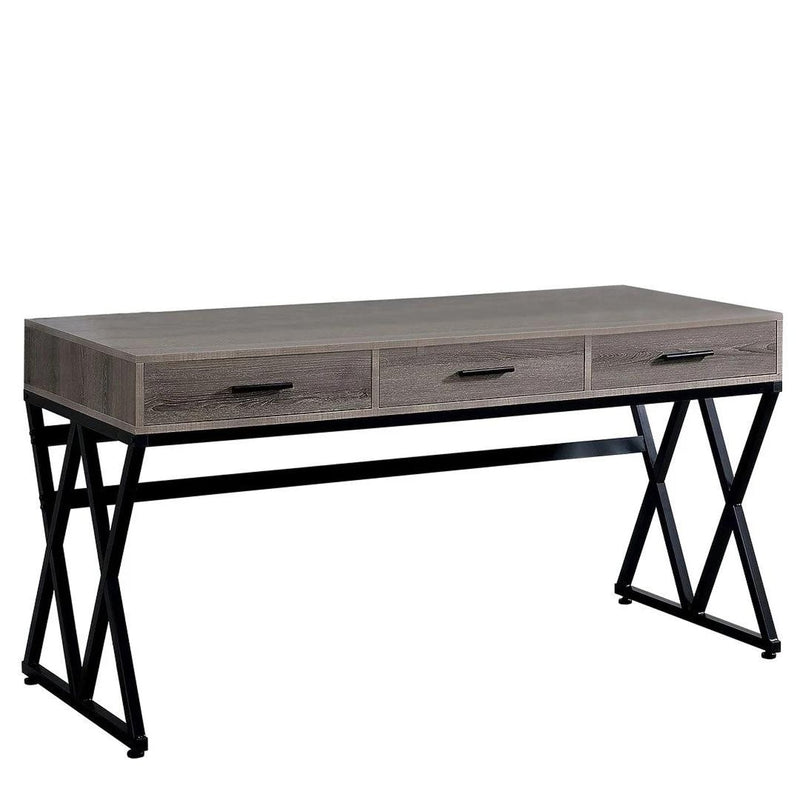 Moers Gray & Sand Black Desk