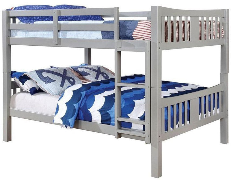 Cameron Gray Full/Full Bunk Bed