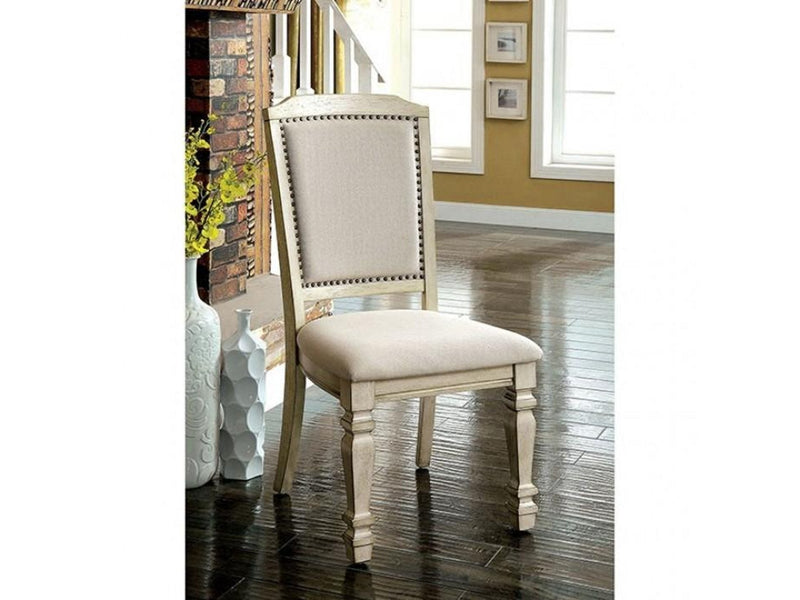 Holcroft Antique White & Ivory Dining Chair (Set of 2)