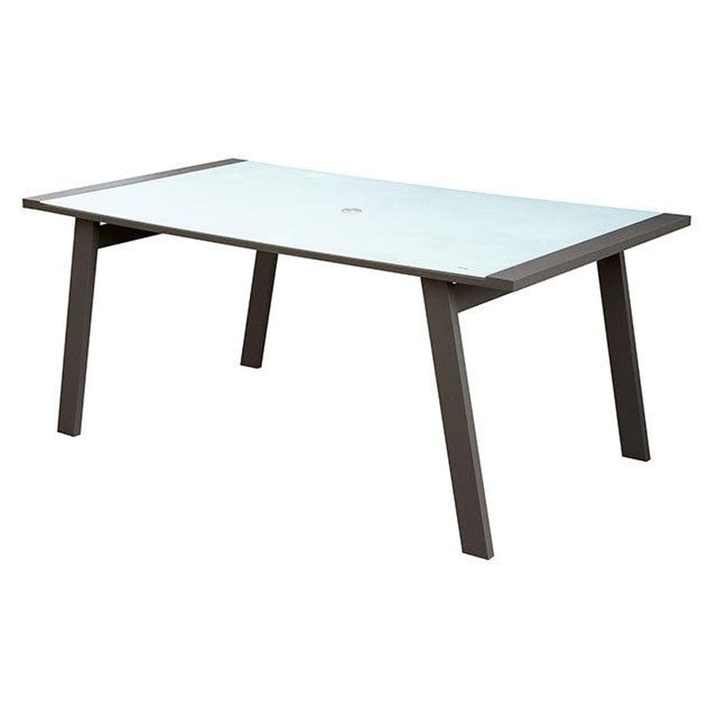 Alycia White & Gray Patio Dining Table