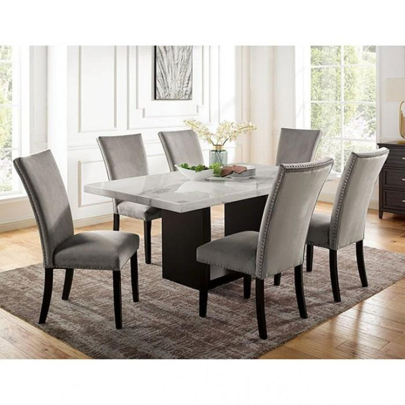 Kian Black & White Dining Table