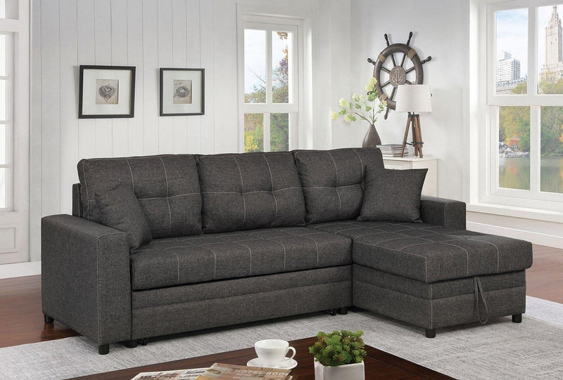 Vide Dark Gray Sectional Sofa