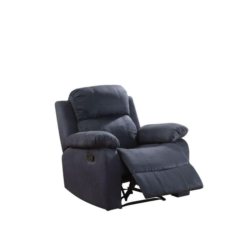 Parklon - Blue Microfiber - Recliner Chair - Ornate Home